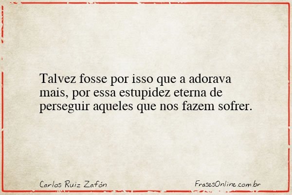 Frase de Carlos Ruiz Zafón