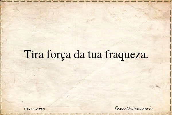 Frase de Cervantes