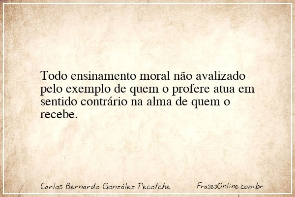 Frase de Carlos Bernardo González Pecotche