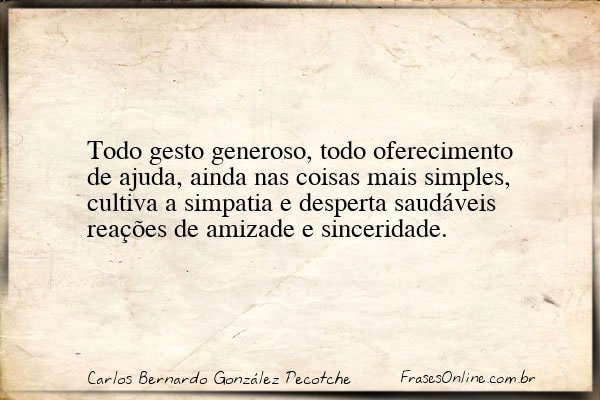 Frase de Carlos Bernardo González Pecotche