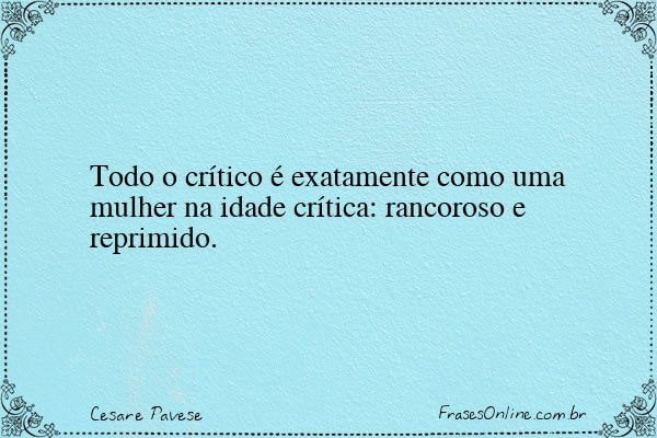 Frase de Cesare Pavese