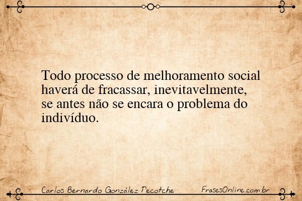 Frase de Carlos Bernardo González Pecotche