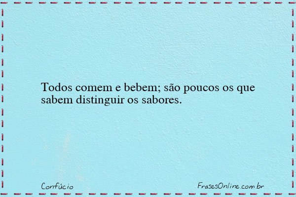 Frase de Confúcio