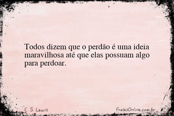 Frase de C. S. Lewis