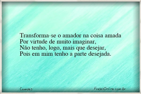 Frase de Camões