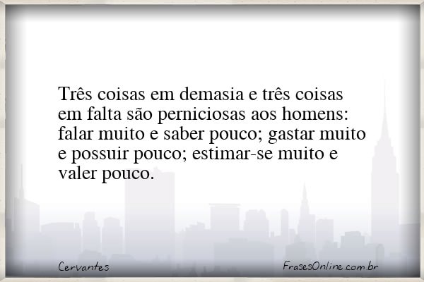 Frase de Cervantes