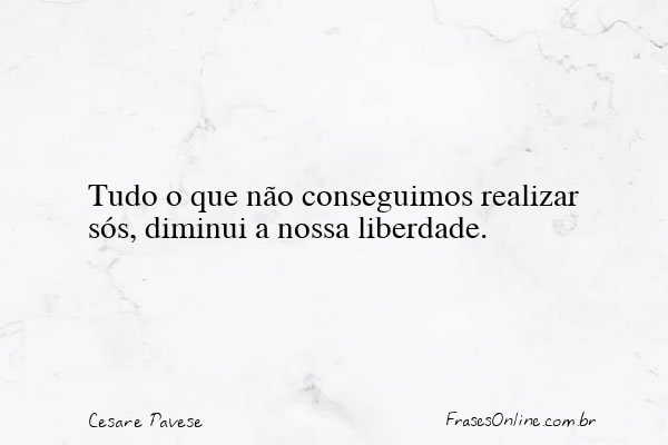 Frase de Cesare Pavese