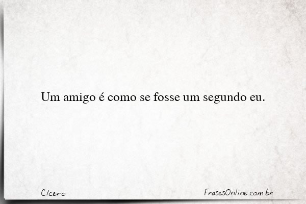 Frase de Cícero