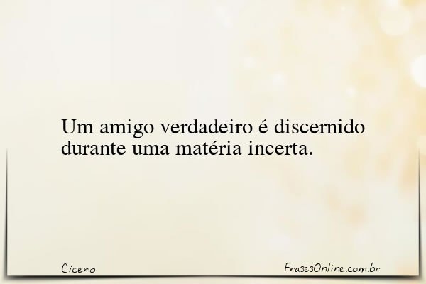 Frase de Cícero