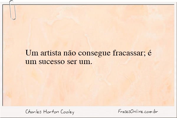 Frase de Charles Horton Cooley