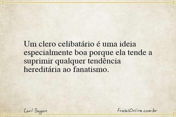 Frase de Carl Sagan