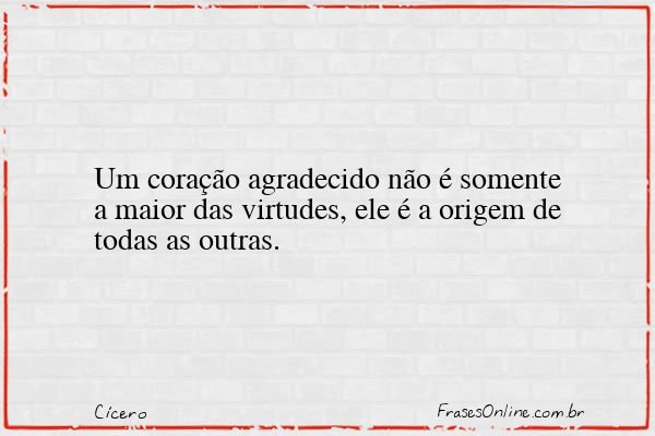 Frase de Cícero