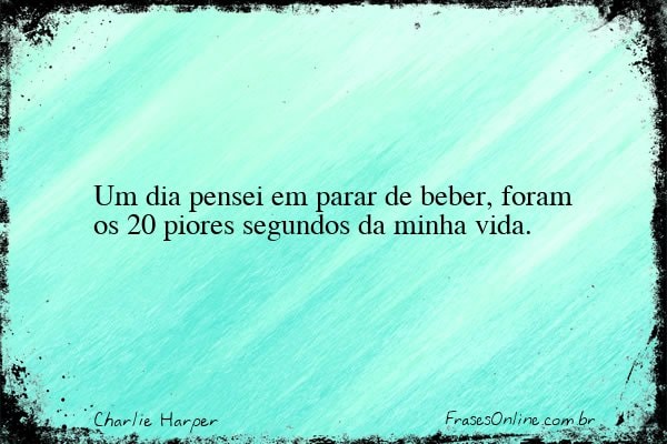 Frase de Charlie Harper