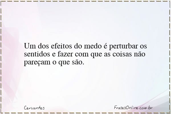 Frase de Cervantes