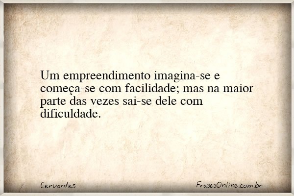Frase de Cervantes