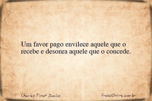 Frase de Charles Pinot Duclos