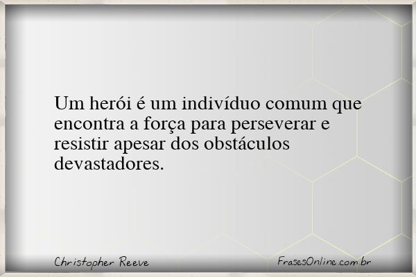Frase de Christopher Reeve