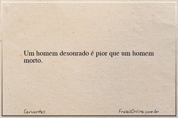 Frase de Cervantes