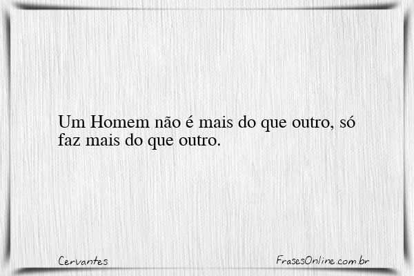 Frase de Cervantes