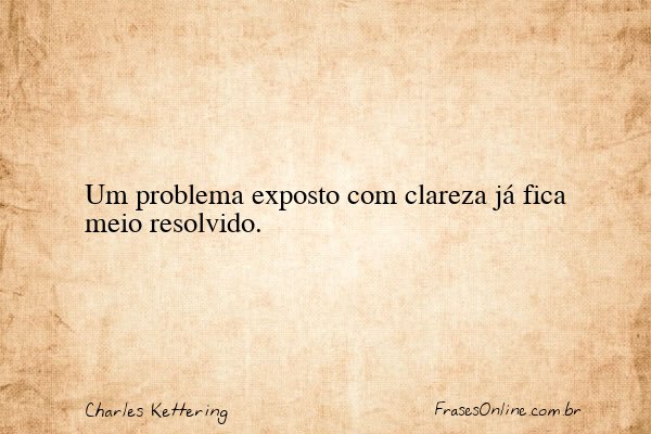 Frase de Charles Kettering