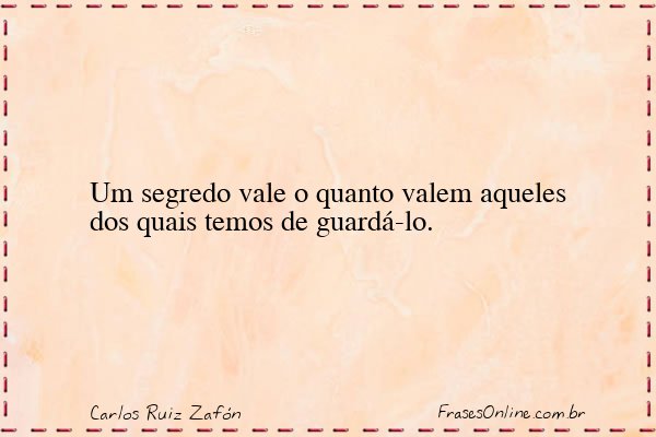 Frase de Carlos Ruiz Zafón