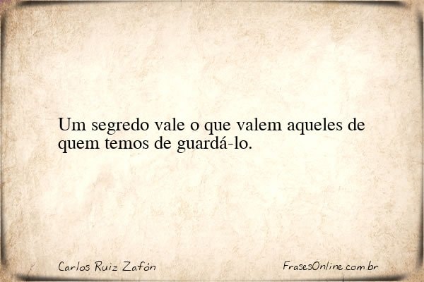 Frase de Carlos Ruiz Zafón