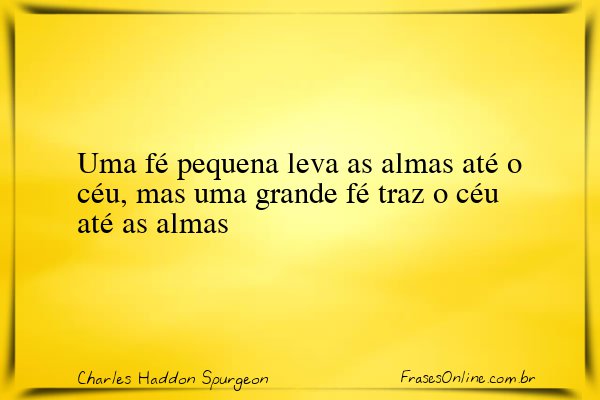 Frase de Charles Haddon Spurgeon