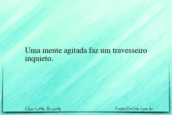 Frase de Charlotte Brontë
