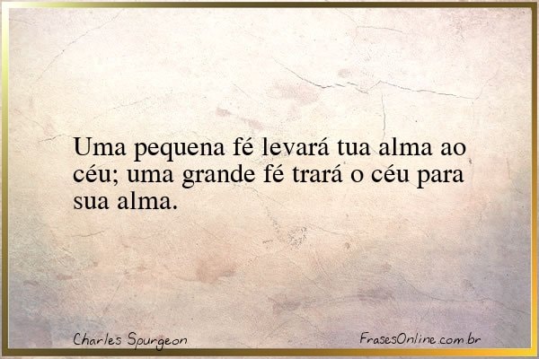 Frase de Charles Spurgeon