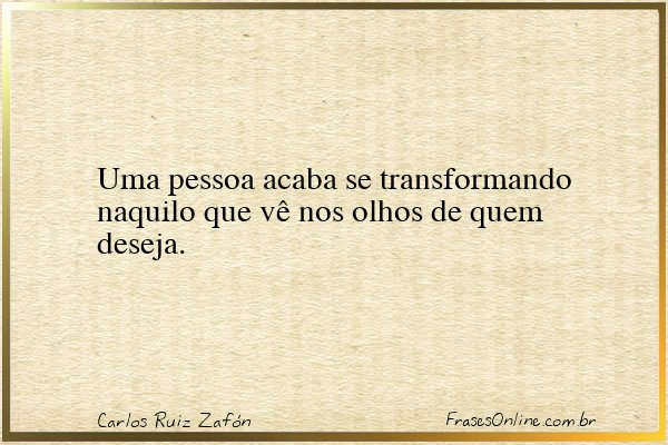 Frase de Carlos Ruiz Zafón