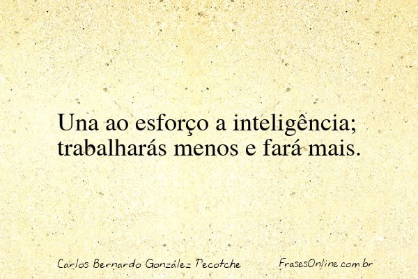 Frase de Carlos Bernardo González Pecotche