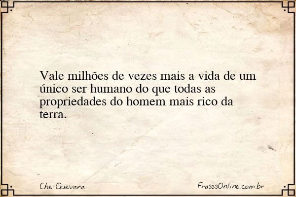 Frase de Che Guevara