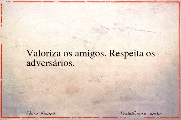 Frase de Chico Xavier