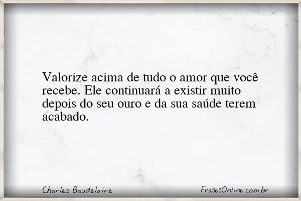 Frase de Charles Baudelaire