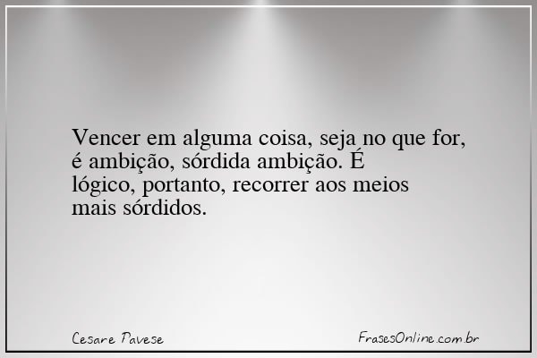 Frase de Cesare Pavese