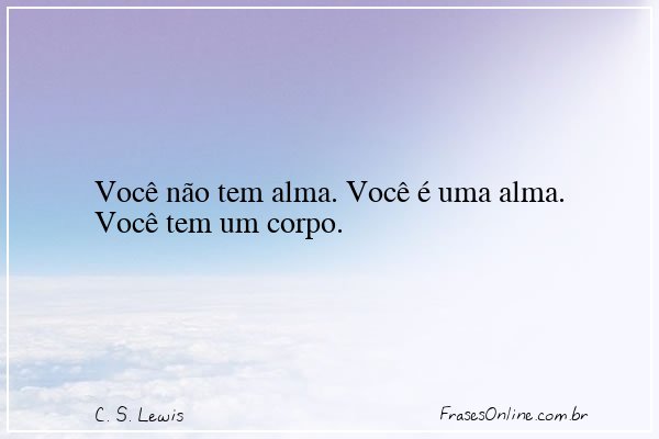 Frase de C. S. Lewis