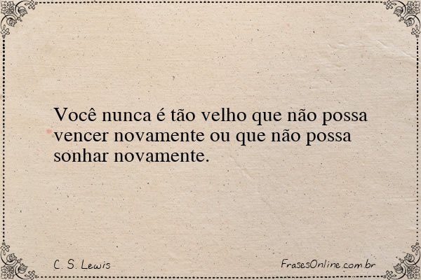 Frase de C. S. Lewis
