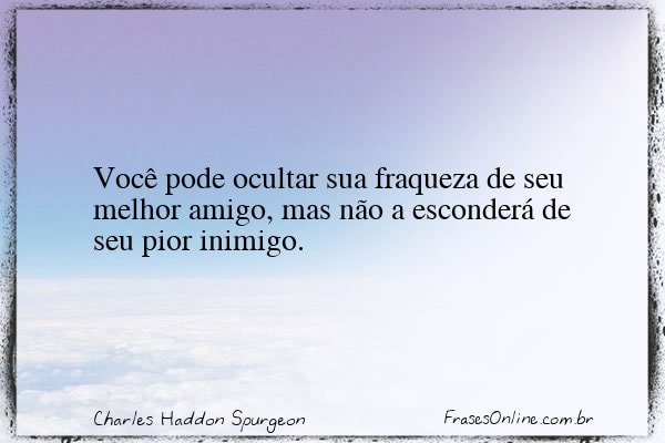 Frase de Charles Haddon Spurgeon
