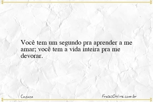 Frase de Cazuza
