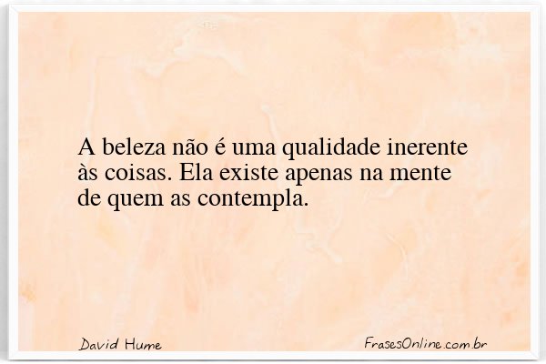 Frase de David Hume