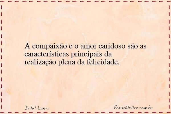 Frase de Dalai Lama