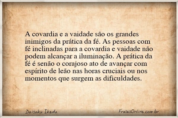 Frase de Daisaku Ikeda