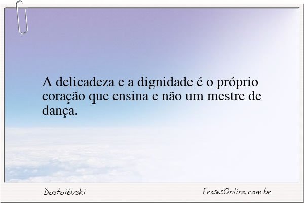 Frase de Dostoiévski