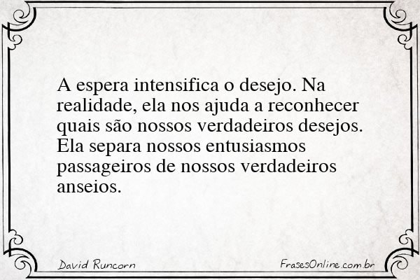 Frase de David Runcorn