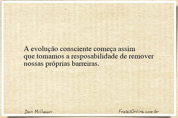 Frase de Dan Millman