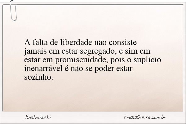 Frase de Dostoiévski