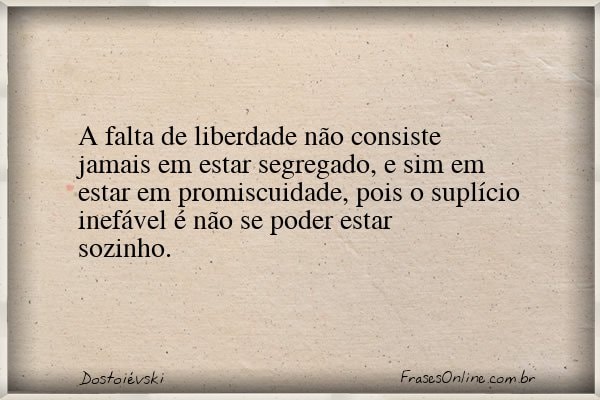Frase de Dostoiévski