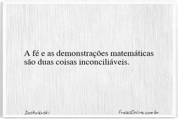 Frase de Dostoiévski