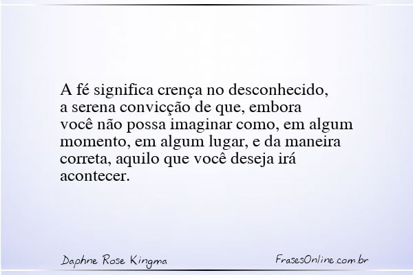 Frase de Daphne Rose Kingma