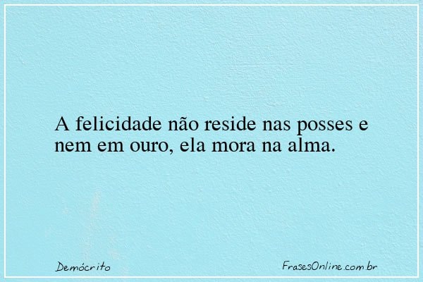 Frase de Demócrito